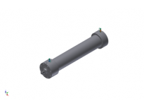 Hydraulic cylinder with position measurement