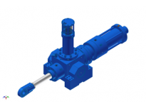 Hydraulic cylinder with position measurement