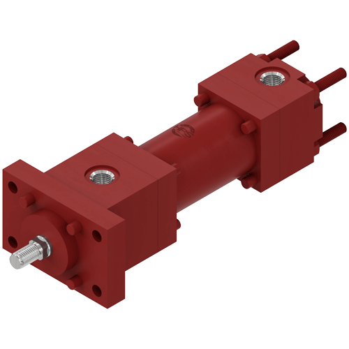 VB 210 - MF1 MOUNTING: FRONT RECTANGULAR FLANGE